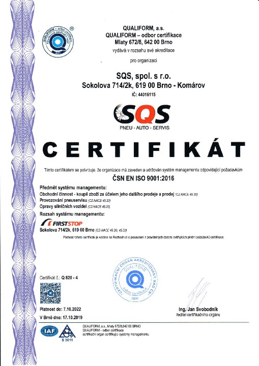 Certifikát